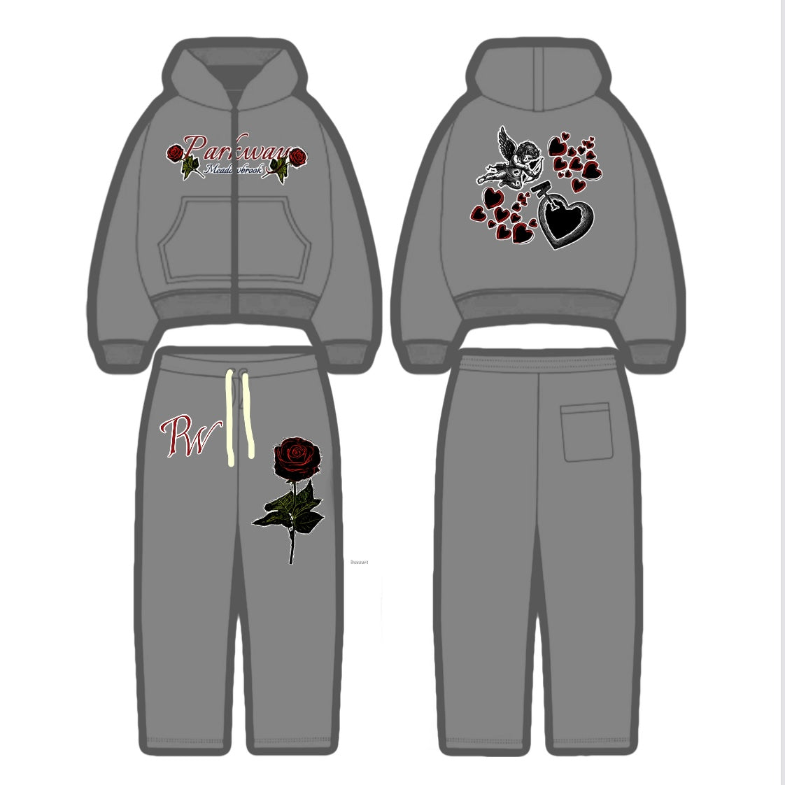 Roses Tracksuit (Preorder)