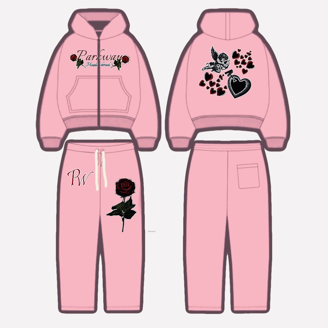 Roses Tracksuit (Preorder)